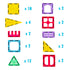 48 Pcs non-toxic STEM Educational, Durable Magnetic Tiles/Puzzle with Storage Bag