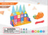 78 Pcs non-toxic STEM Educational, Durable Magnetic Tiles/Puzzle with Storage Bag