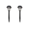 Lenoxx Wireless Solar-Powered Mosquito Killer Lamp (2-Piece, Black)