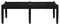 Kelly Loom Oak Bench (Black)