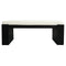 Adelle Solid Mindi Timber Bench - Small (Black)