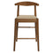 Arden Solid Oak Loom Kitchen Counter Stool (Almond)