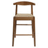 Arden Solid Oak Loom Kitchen Counter Stool (Almond)
