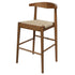 Arden Solid Oak Loom Kitchen Counter Stool (Almond)