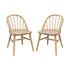 Vera Solid Oak Dining Chair - Set of 2 (Natural)