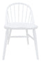 Vera Solid Oak Dining Chair - Set of 2 (White)
