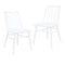 Riviera Solid Oak Dining Chair - Set of 2 (White)