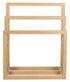 Nobu Solid White Cedar Wood Towel Stand (Natural)