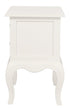 French Provincial 2 Drawer Side Table (White)
