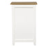 Tasmania 3 Drawer Lamp Table, Mahogany Timber, White Caramel, 18kg, No Assembly