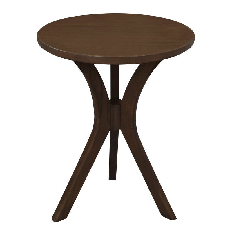 Gats Round Side Table - Small (Walnut)