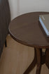 Gats Round Side Table - Small (Walnut)