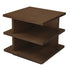 Hudson Oversized Square Side Table (Walnut)