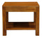 Amsterdam Solid Mahogany Timber Lamp Table 60 x 60 cm (Light Pecan)