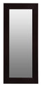 To Solid Mahogany Timber Standing Mirror (Chocolate)