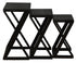 Manhattan Nest of Tables - Set of 3 (Chocolate)