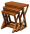 Manhattan Nest of Tables - Set of 3 (Light Pecan)