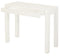 Amsterdam 1‑Drawer Sofa Table – Solid Mahogany, White, 90cm Console