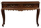 Seine 2 Drawer Carved Sofa Table (Mahogany)