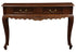 Seine 2 Drawer Carved Sofa Table (Mahogany)