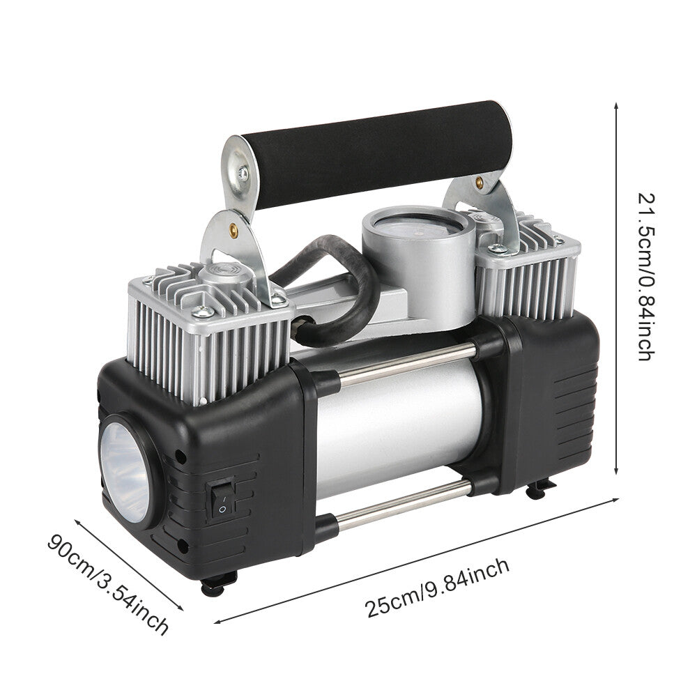 12V 150PSI Car Air Compressor Portable Tyre Deflator Inflator Pump 4WD Car Truck