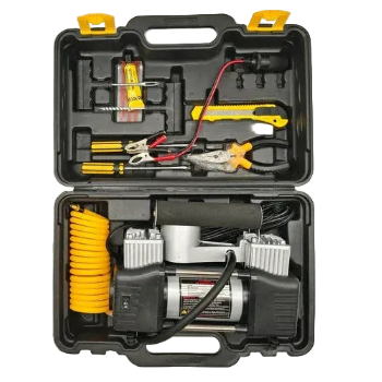 150PSI 12V Twin Cylinder Car Air Compressor Tyre Inflator Pump Kit