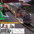 Electric Large Classic Train Set Rail Track Carriages Kids Vehicle Toy Gift