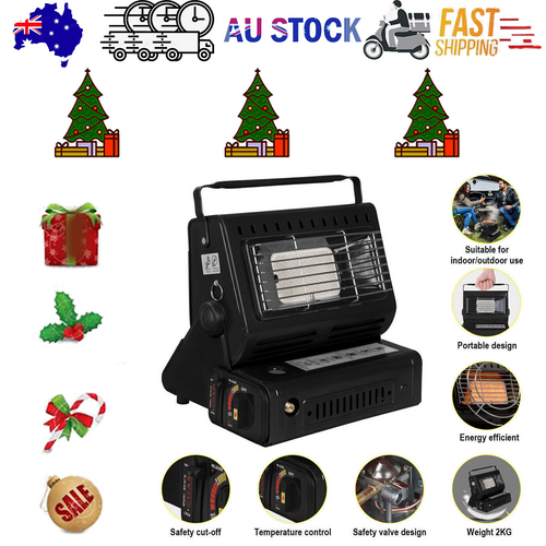 Portable Butane Gas Heater Cooker Camping Tent Outdoor Hiking Camper Survival AU