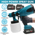 Cordless High Pressure Airless Spray Gun Paint Sprayer For Makita 18V Battery
