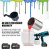 Cordless High Pressure Airless Spray Gun Paint Sprayer For Makita 18V Battery