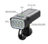 Waterproof Bike Light Set with Digital Battery Display Aluminum Alloy 360° Mount