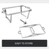 9L Chafing Dish Set Buffet Pan Bain Marie Bow Stainless Steel Food Warmer(1*9L)
