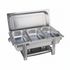 9L Chafing Dish Set Buffet Pan Bain Marie Bow Stainless Steel Food Warmer(3*3L)