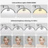 Half Moon Floor Fill Lamp for Salon Tattoo Eyelash Makeup Beauty LED Lash Light Black