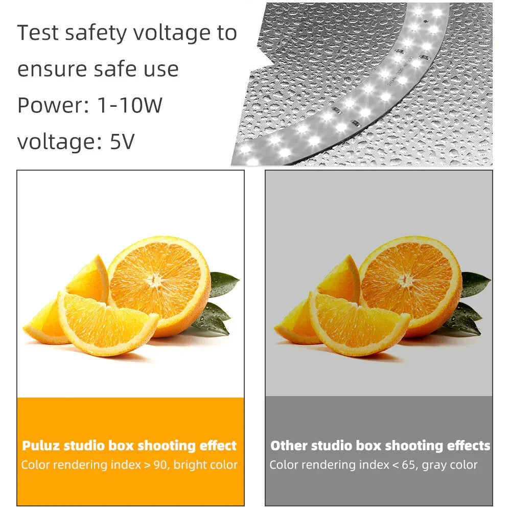 Portable Photo Studio 144 LED Lamp Light Tent Bar Cube Soft Box Room Photography