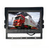 4-Channel Split 7" Screen Monitor w/4 Reversing Camera Kit for Truck Trailer Bus