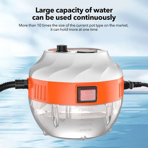 4000W Handheld Steam Cleaner 105°C 3 Bar 6 Speed High Pressure Kitchen AU Orange