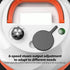 4000W Handheld Steam Cleaner 105°C 3 Bar 6 Speed High Pressure Kitchen AU Orange