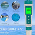 7 In 1 PH Meter TDS/EC/Salt/Temp Water Quality Monitor Tester Pen Pool Aquarium