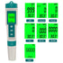 7 In 1 PH Meter TDS/EC/Salt/Temp Water Quality Monitor Tester Pen Pool Aquarium