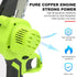 Mini Chainsaw 6" Cordless – 2 Batteries, 550W Motor, One‑Hand Use, Safety