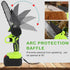 Mini Chainsaw 6" Cordless – 2 Batteries, 550W Motor, One‑Hand Use, Safety