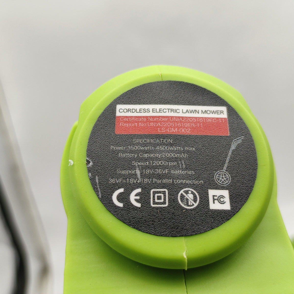 Green Whipper Snipper Mower Cordless Grass Trimmer Lawn Cutter Battery Brushcutter