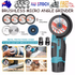 800W Mini Cordless Brushless Angle Grinder Cutting Tool W/ 2x Battery & Charger