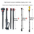 Cordless Brushless 4 Pole Pruning Shear Secateur With 2 Batteries Bush Cutter RED