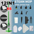 Handheld Steam Mop, 1300W, 90-Degree Tilt Head, 300ml Tank, IPX4, Green