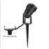 10PCS 12V LED Garden Spotlights, IP65 Waterproof, 550-600 Lumens, Warm White