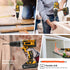 48V BRUSHLESS HEAVY DUTY CORDLESS DRILL IMPACT DRIVER KIT HAMMER +2 BATTERY Box