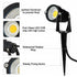 10PCS 12V LED Waterproof Outdoor Garden Spotlights Landscape Light Flood Lights Cool White