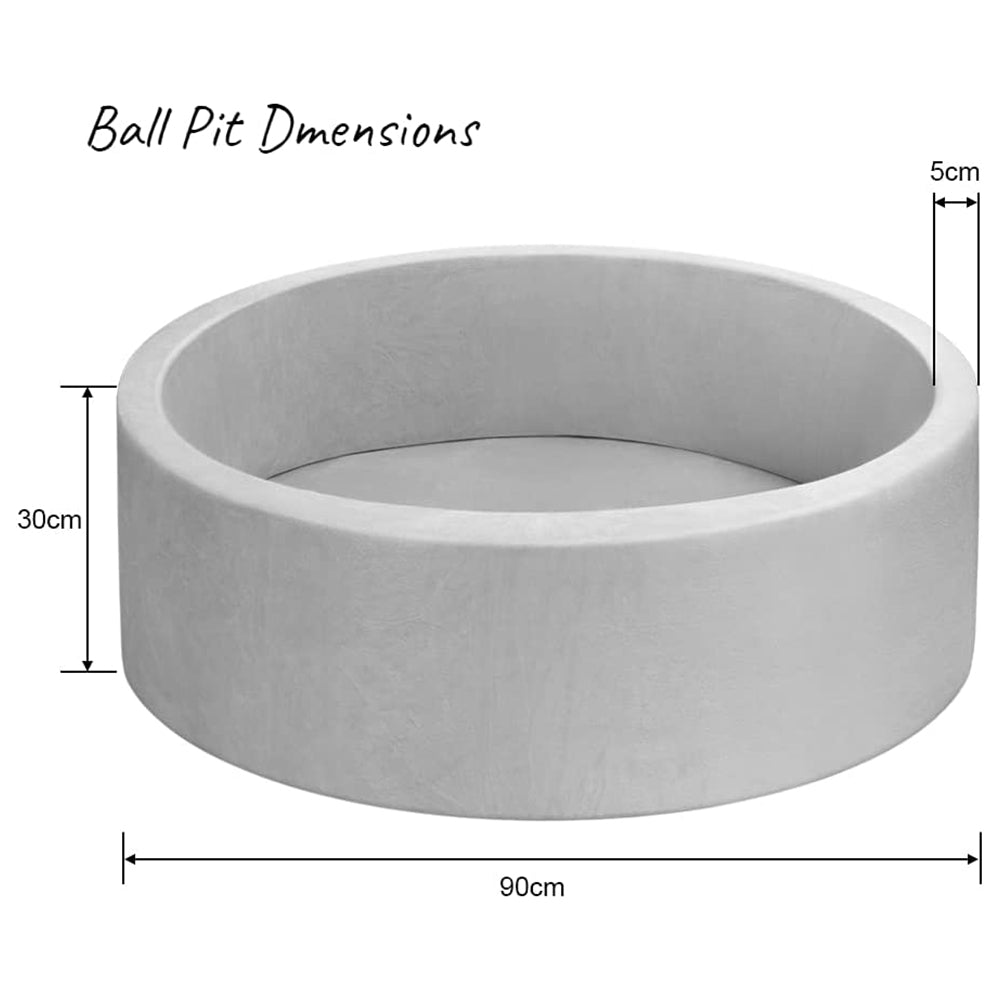 90x30cm Ocean Ball Play Pit Soft Ba Kids Paddling Foam Pool Child Barrier Toy